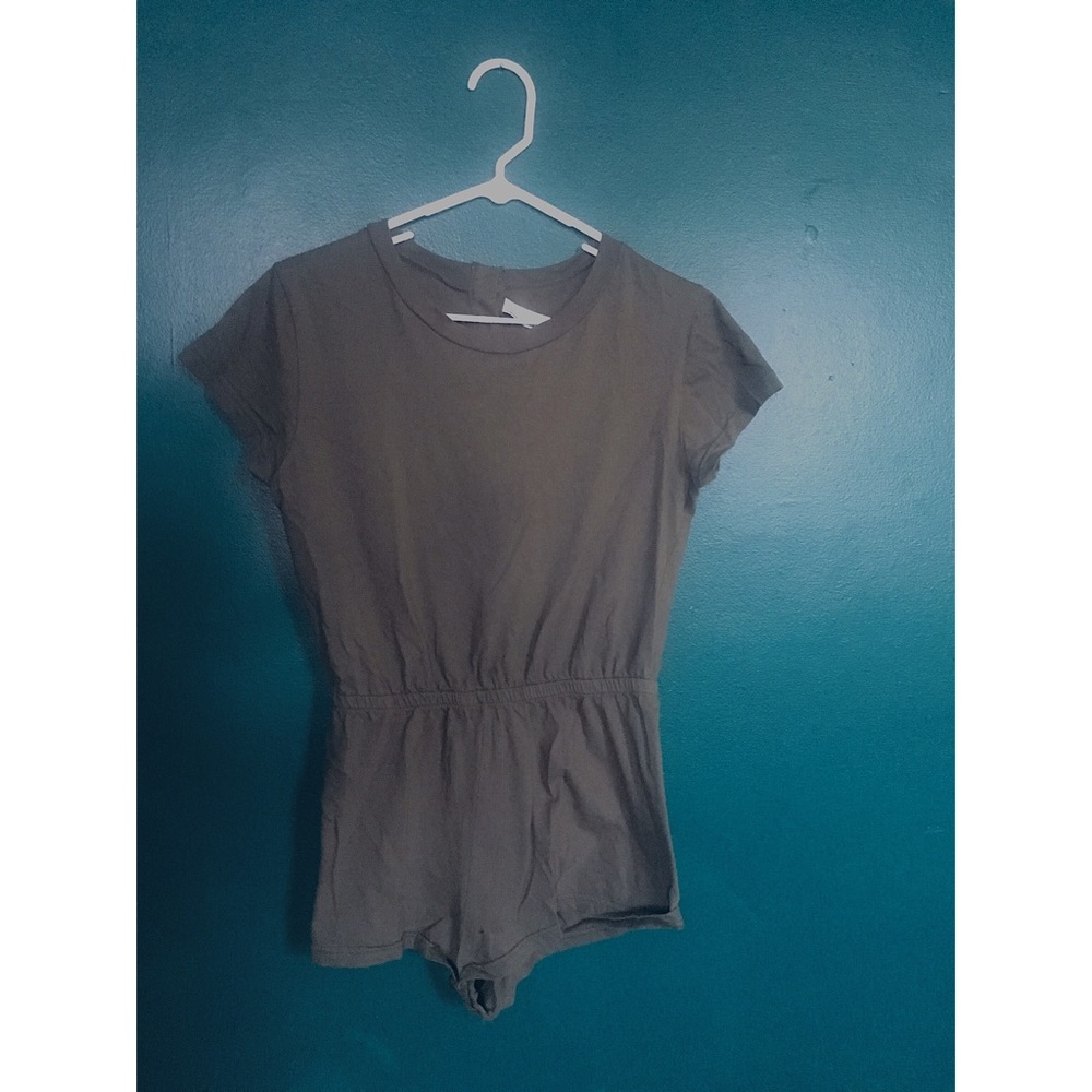 American Apparel Button Back Romper